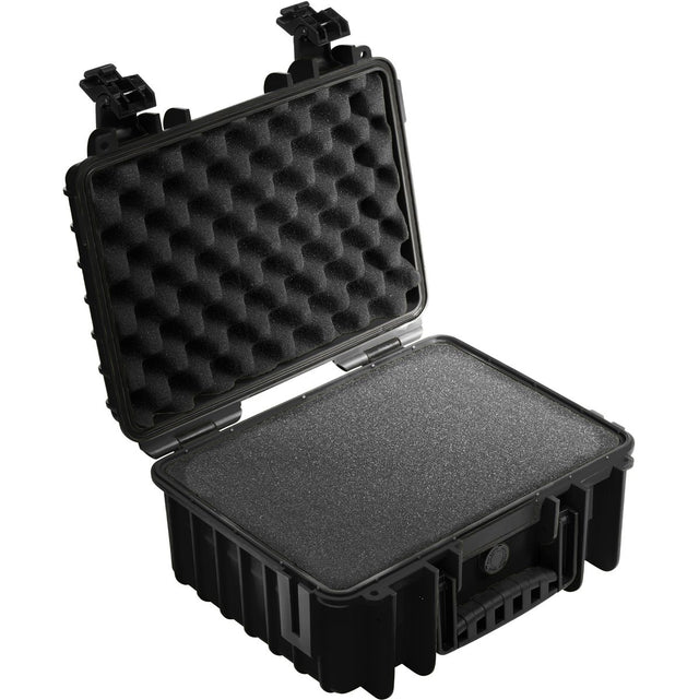 B&W Outdoor.cases Type 3000 Black / Plukschuim