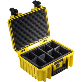 B&W Outdoor.cases Type 3000 Yellow / Divider