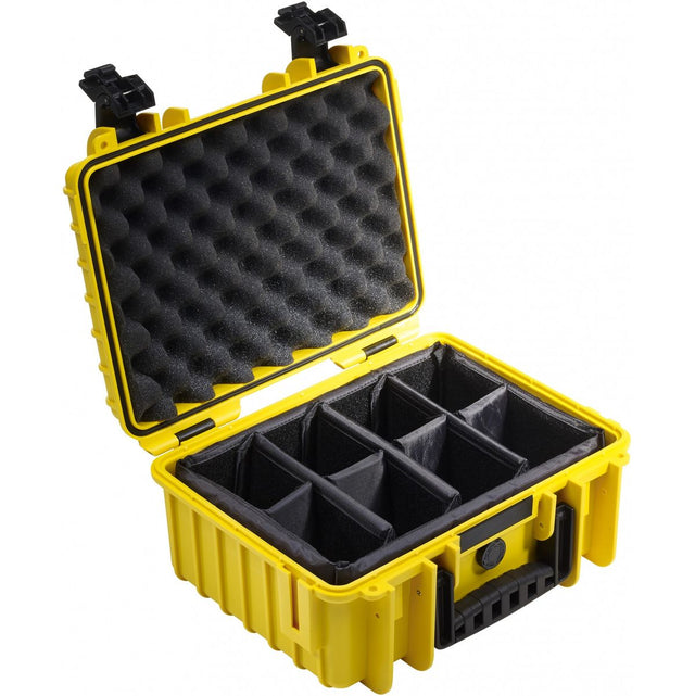 B&W Outdoor.cases Type 3000 Yellow / Divider