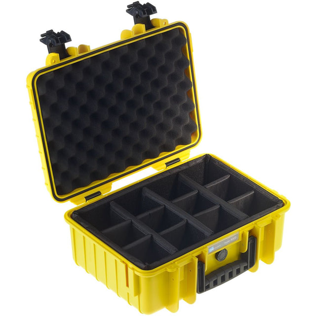 B&W Outdoor.cases Type 4000 Yellow / Divider