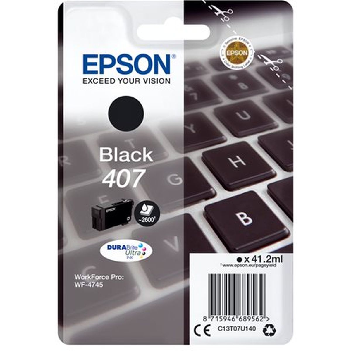 Epson WF-4745 Series Ink Cartridge Black