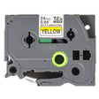 Brother TZESL651 Tape Black On Yellow 2