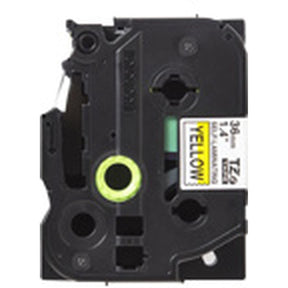 Brother TZESL661 Tape Black On Yellow 36