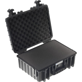 B&W Outdoor.cases Type 5000 Black / Plukschuim