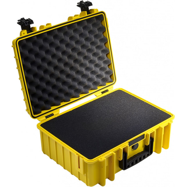 B&W Outdoor.cases Type 5000 Yellow / Plukschuim