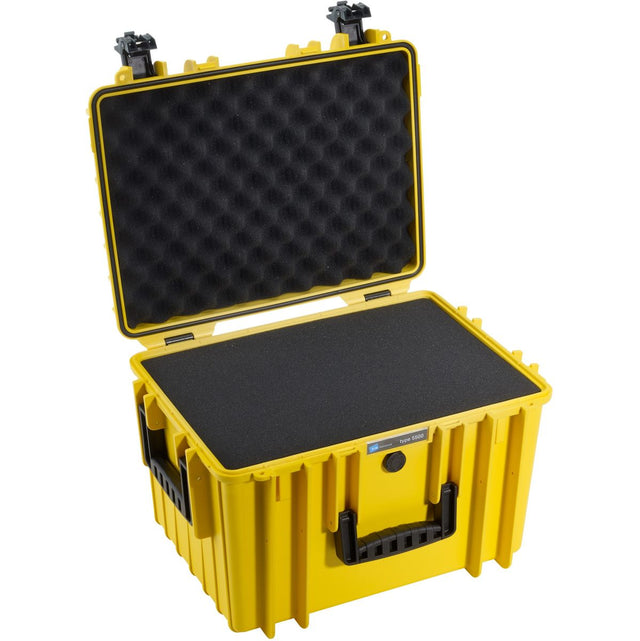B&W Outdoor.cases Type 5500 Yellow / Plukschuim