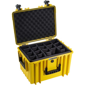 B&W Outdoor.cases Type 5500 Yellow / Divider