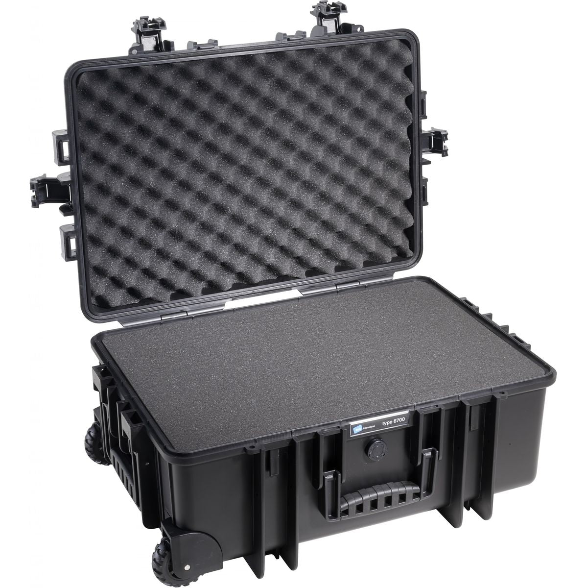 B&W Outdoor.cases Type 6700 Black / Plukschuim