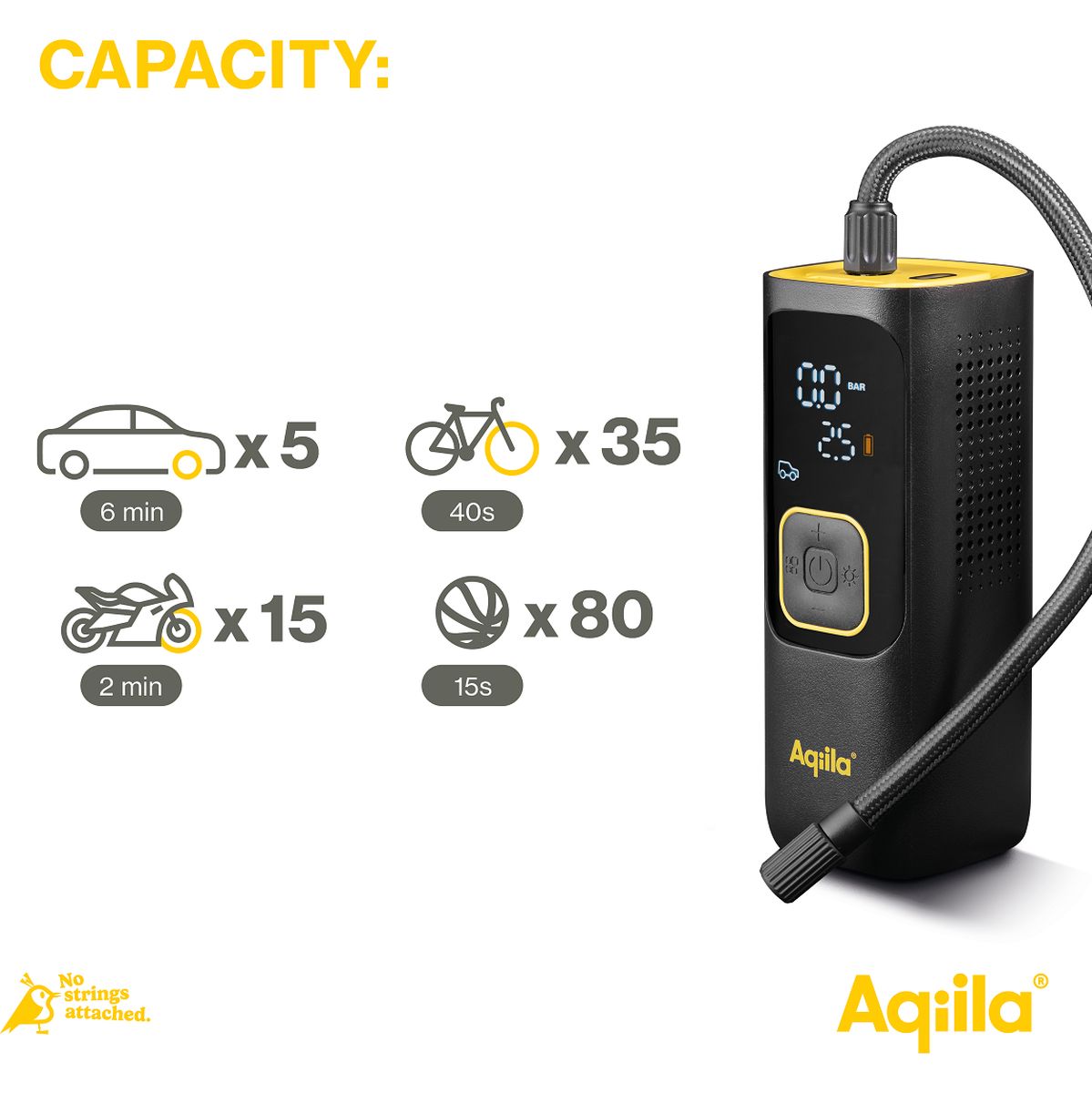 Aqiila Airbird C7 Compressor + PowerBank - image 5 of 5