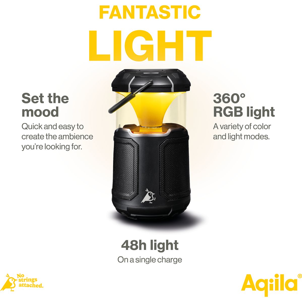 Aqiila SoundBird B10 Lantern Speaker PowerBank - image 5 of 5