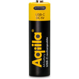 Aqiila Rechargable AA Battery 4-pack USB-C Lithium 1.5V/2000mAh - image 2 of 5