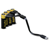 Aqiila Rechargable AA Battery 4-pack USB-C Lithium 1.5V/2000mAh - image 3 of 5