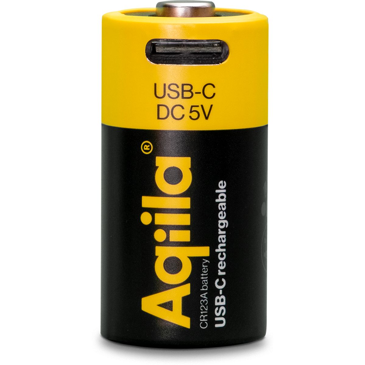 Aqiila Rechargable CR123A Battery 2-pack USB-C Lithium 3V/750mAh - image 2 of 5