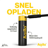 Aqiila Rechargable 18650 Battery USB-C Lithium 3.7V/2000mAh - image 4 of 5