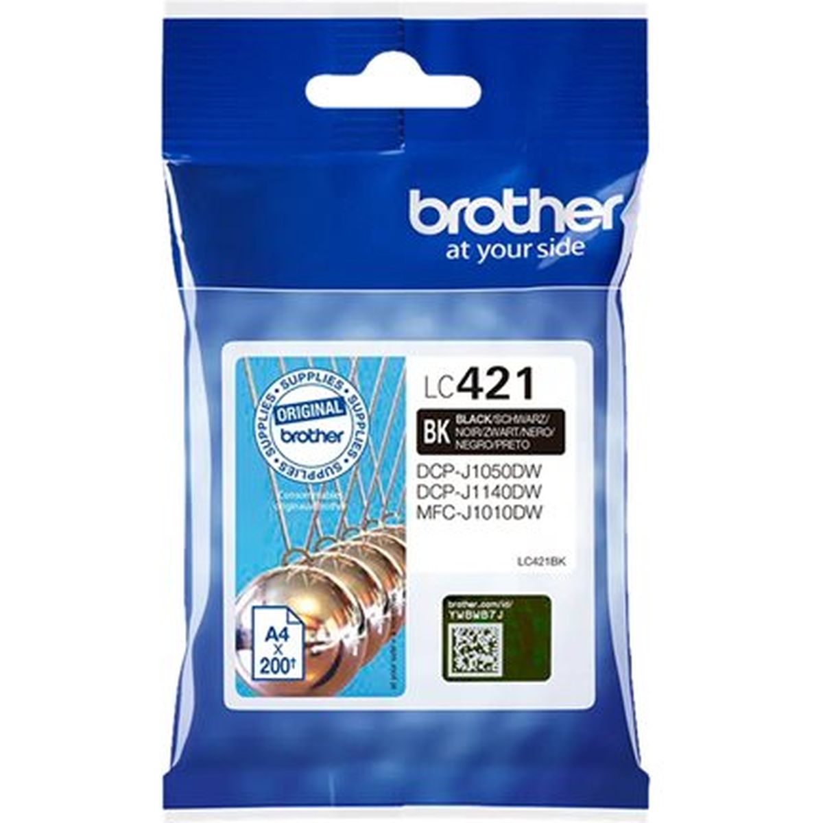 Brother 200-PAGE Black Ink Cartridge - image 2 of 2