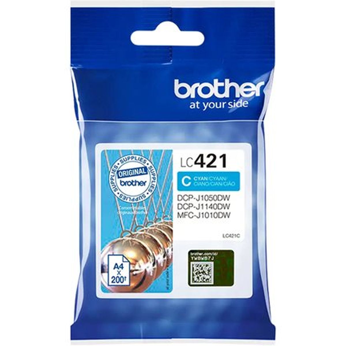 Brother 200-PAGE Cyan Ink Cartridge - image 2 of 2