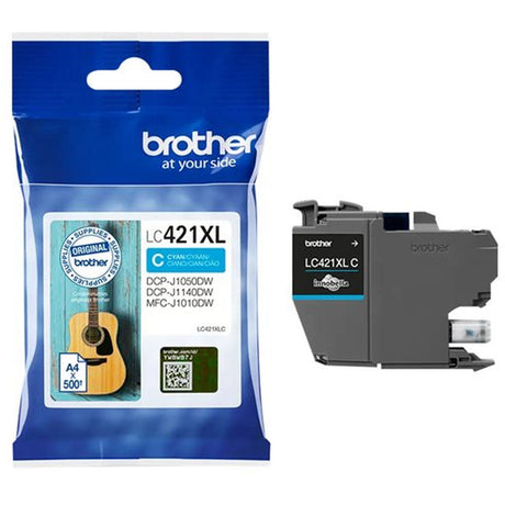 Brother LC-421XLC Cyan Ink Cartridge