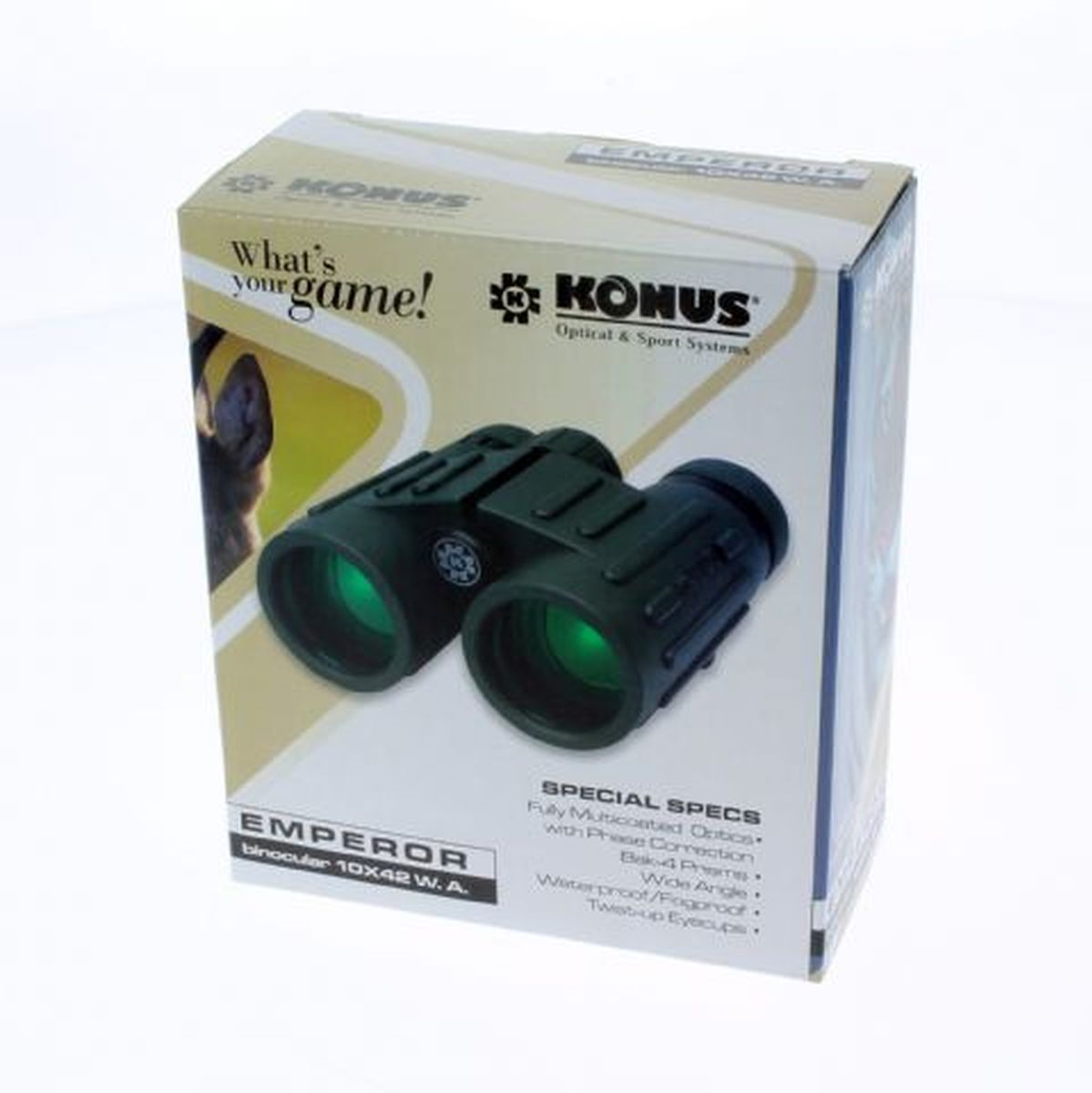 Konus Binocular Emperor 10x42 WP/Wa w/ Phasecoating - image 5 of 5