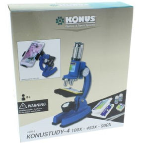 Konus Microscope Konustudy-4 150X-450X-900X
