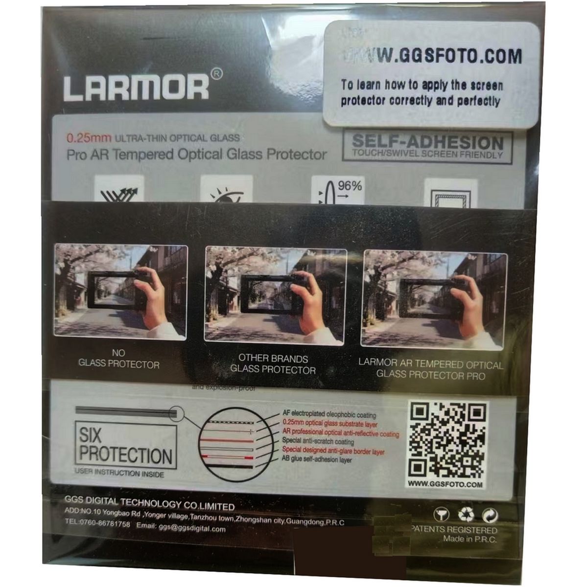 GGS Larmor Ar LCD Protector Nikon ZR