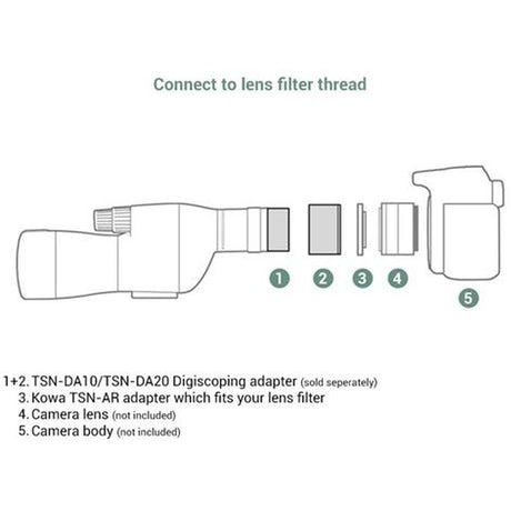 Kowa Adapter TSN-AR46 For DA1/DA10 46 mm - image 2 of 5