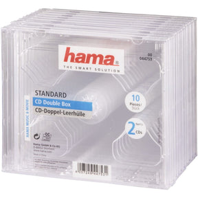 Hama CD Doosje Double Transparant 10-pack