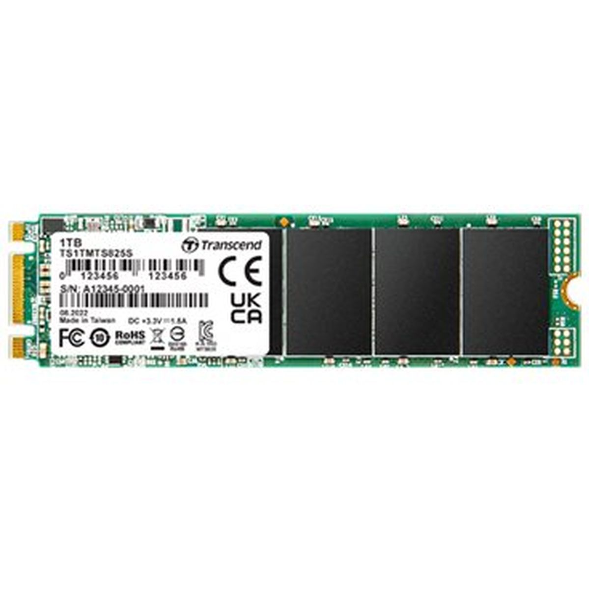 Transcend 1TB M.2 2280 SSD SATA3 B+m Key