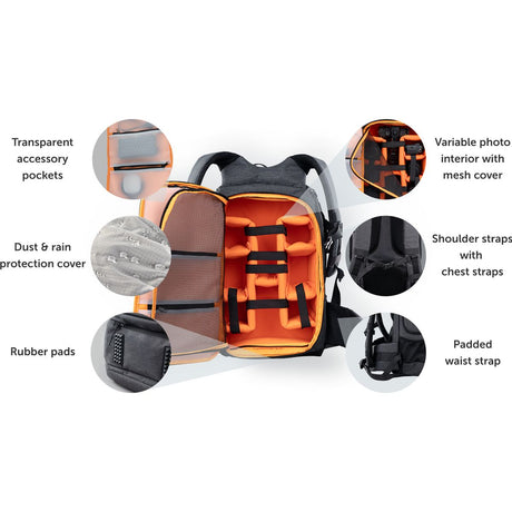 Dörr Photo Backpack Prag Pro Grey - image 5 of 5