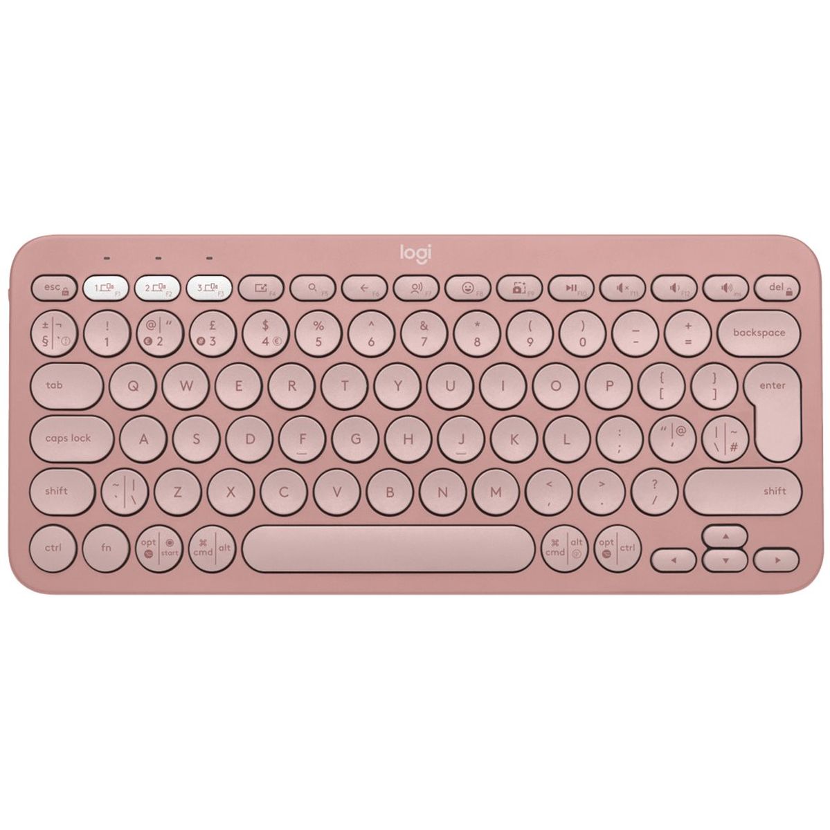 Logitech Pebble Keys 2 K380S Tonal Pink (UK)