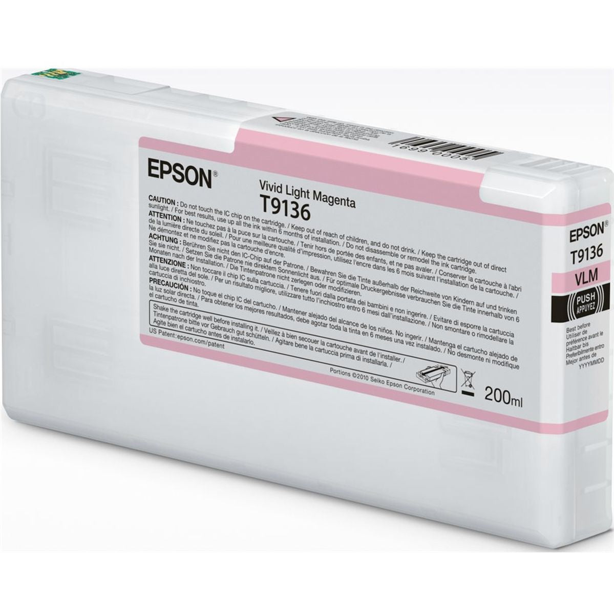 Epson T9136 Vivid Light Magenta Ink CRTG