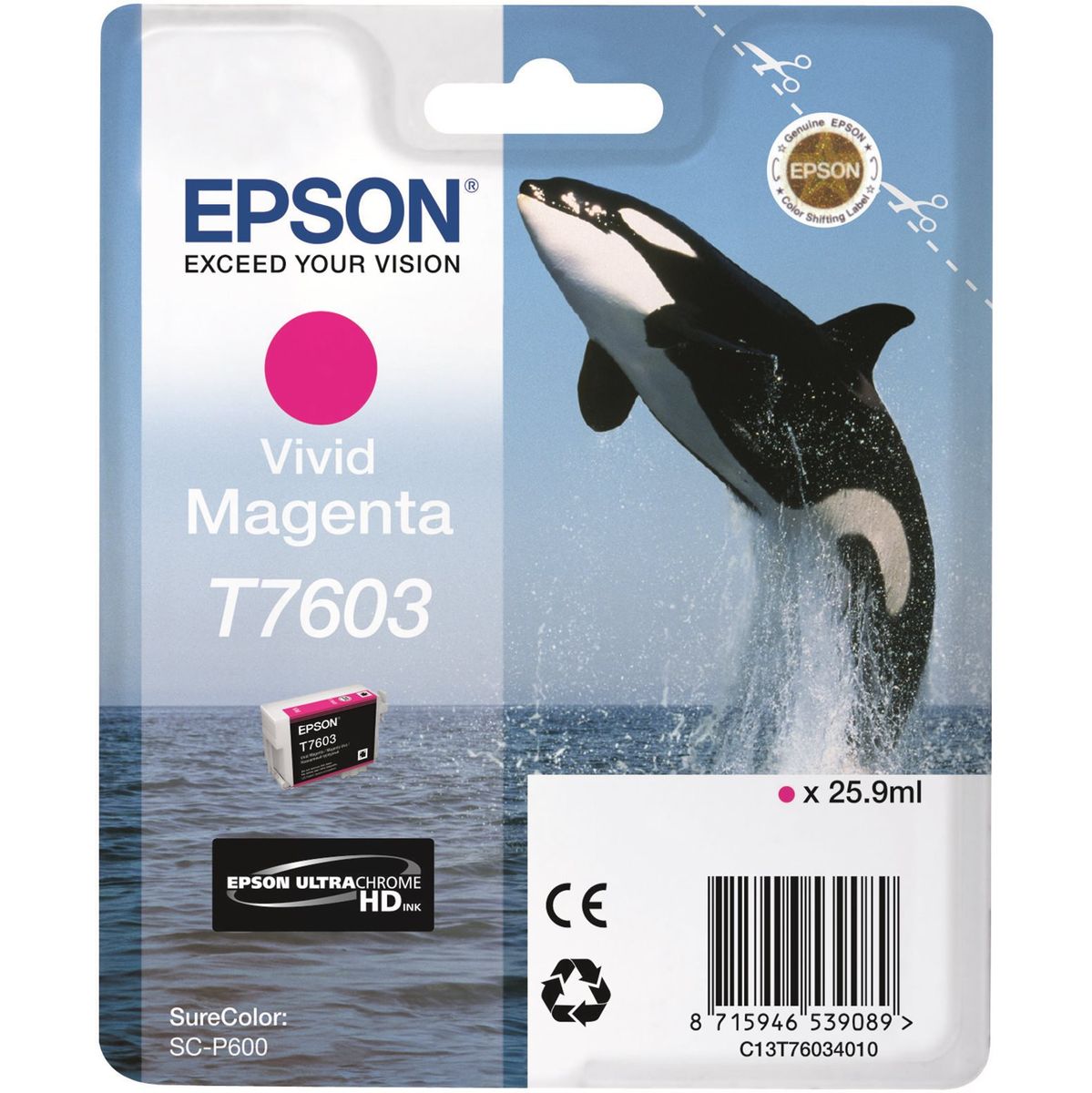 Epson T7603 Ink Cartridge Vivid Magenta - image 2 of 2