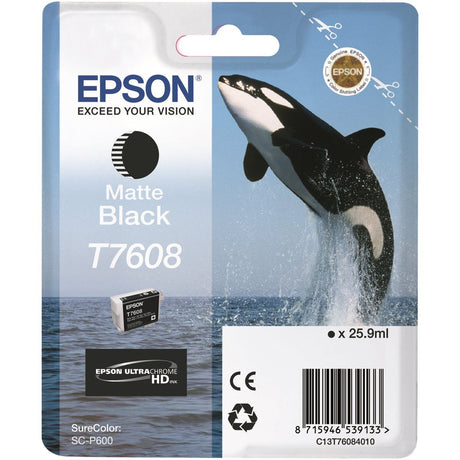 Epson T7608 Ink Cartridge Matte Black - image 2 of 2