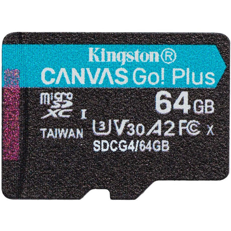 Kingston 64GB MicroSDXC Canvas w/o ADP