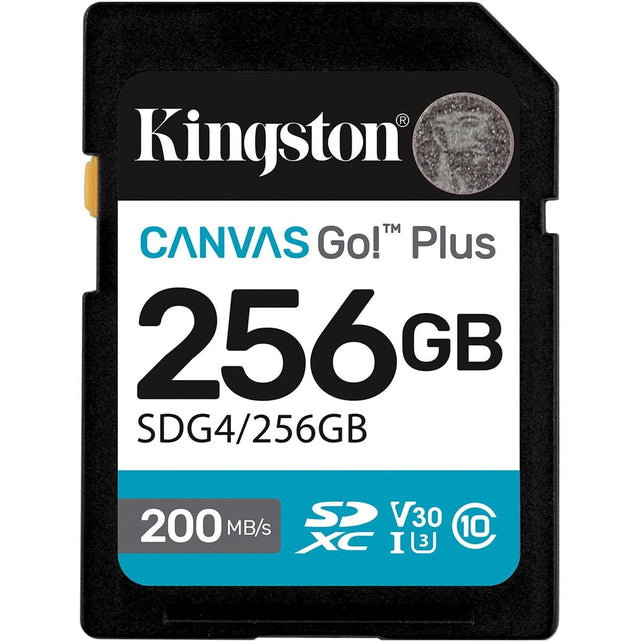 Kingston 256GB SDXC Canvas Go Plus GEN4