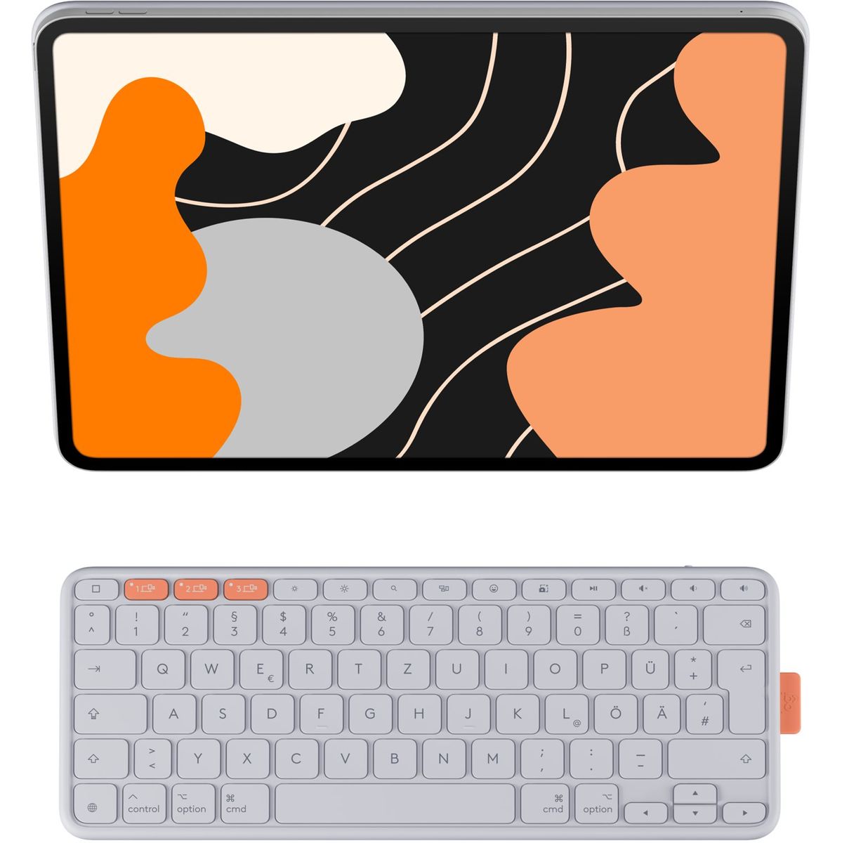 Logitech Flip Folio Pale Grey (DE)