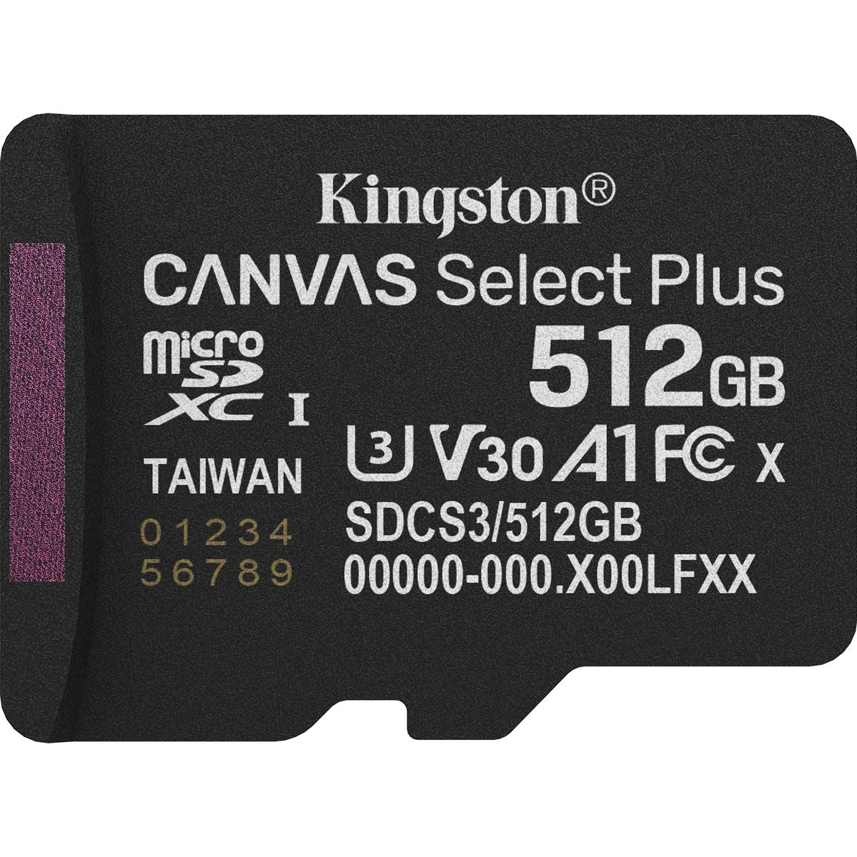 Kingston 512GB MicroSDXC Canvas Select