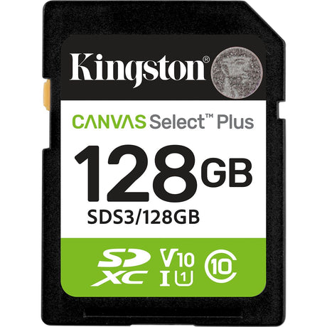 Kingston 128GB SDXC Canvas Select Plus