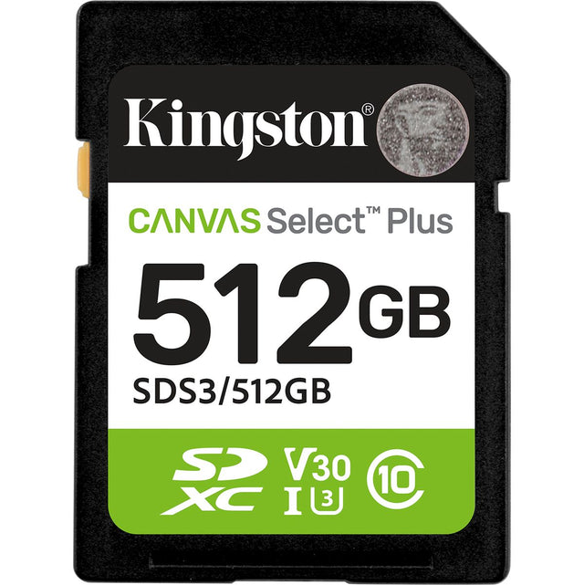 Kingston 512GB SDXC Canvas Select Plus