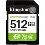 Kingston 512GB SDXC Canvas Select Plus