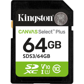 Kingston 64GB SDXC Canvas Select Plus