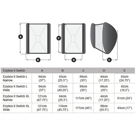 Lastolite Ezybox II Switch Irg Narrow 89x44cm Wide 89x89cm - image 5 of 5