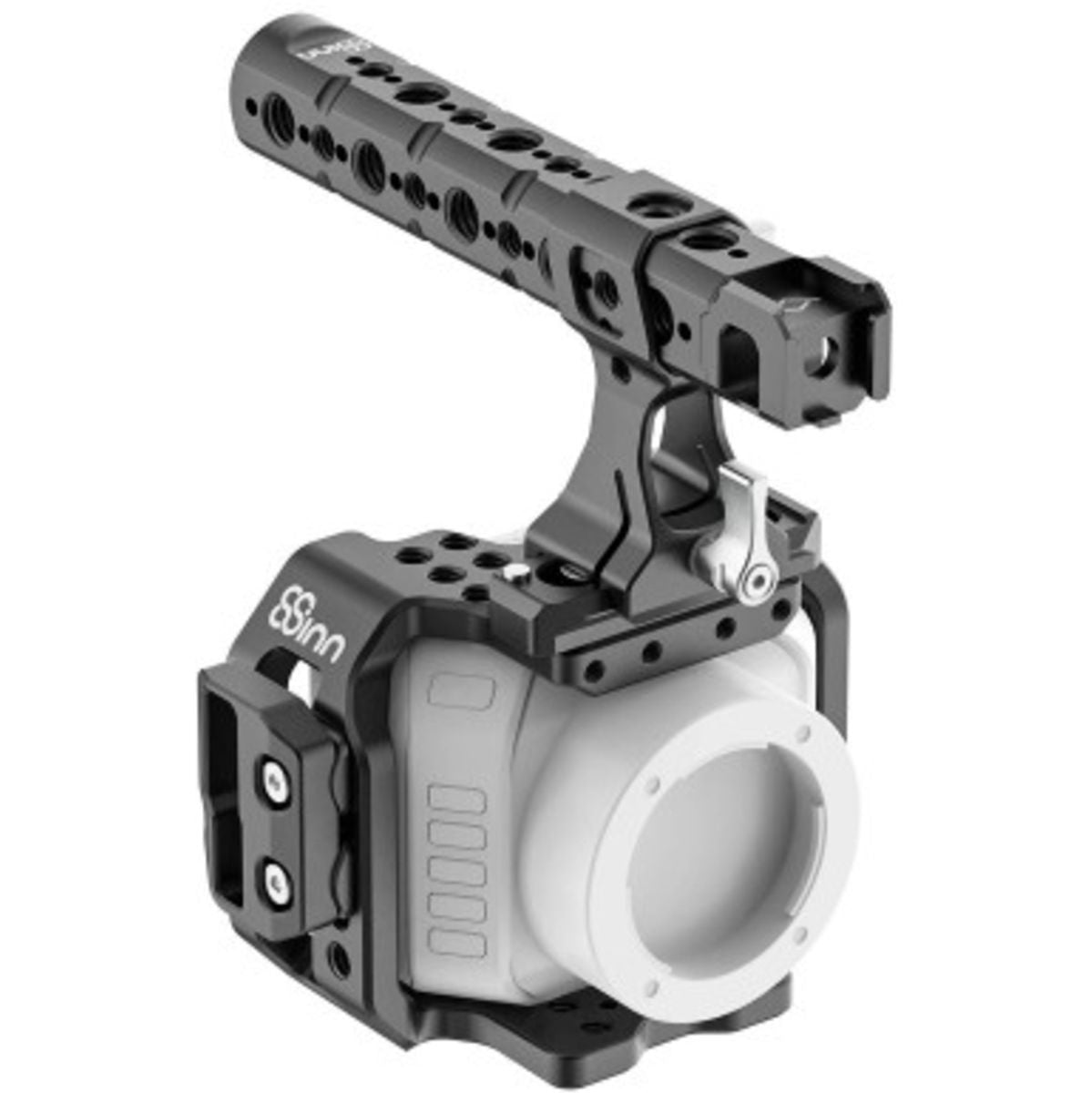 8Sinn Camera Cage For Blackmagic Micro Studio Camera 4K G2 + Top Handle Pro V2
