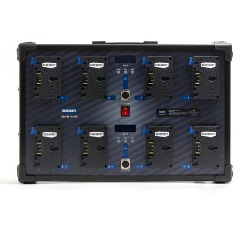 BLUESHAPE Studio Charger 3STUD Batteries Wall Mounting Charges 8 Batteries