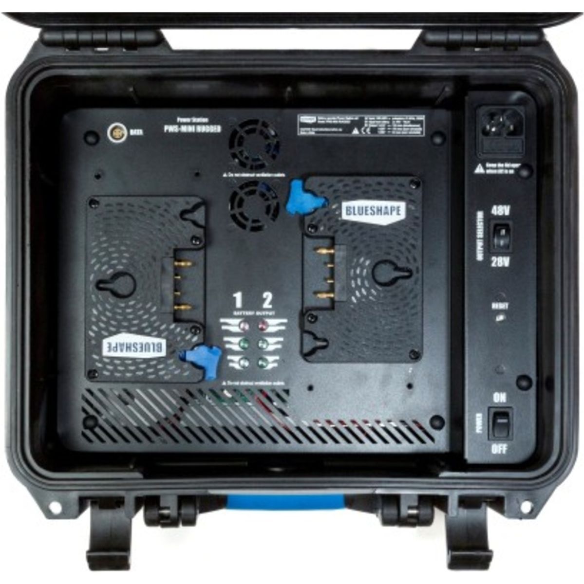 BLUESHAPE Power Station In Rugged Case For 2 Batteries 3 Studs System - image 4 of 5