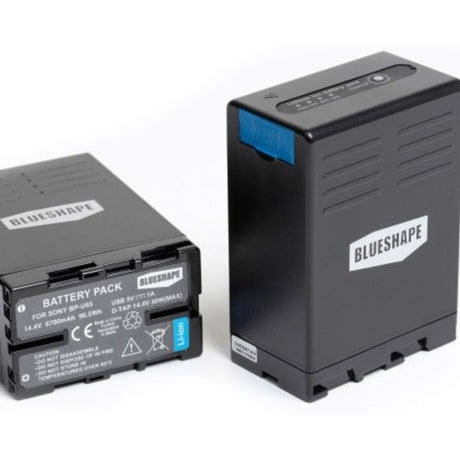 BLUESHAPE BPU90 Battery Compatible w/ Sony 14.4V 6700mAh-1 D-Tap + 1 USB w/ Leds - image 2 of 4