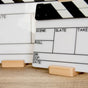 Filmsticks Wooden Stand Holder For Smart Phones And ClapperBoard