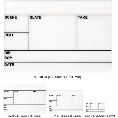 Filmsticks Medium 11 Slate Perspex Acrylic UK - image 2 of 2