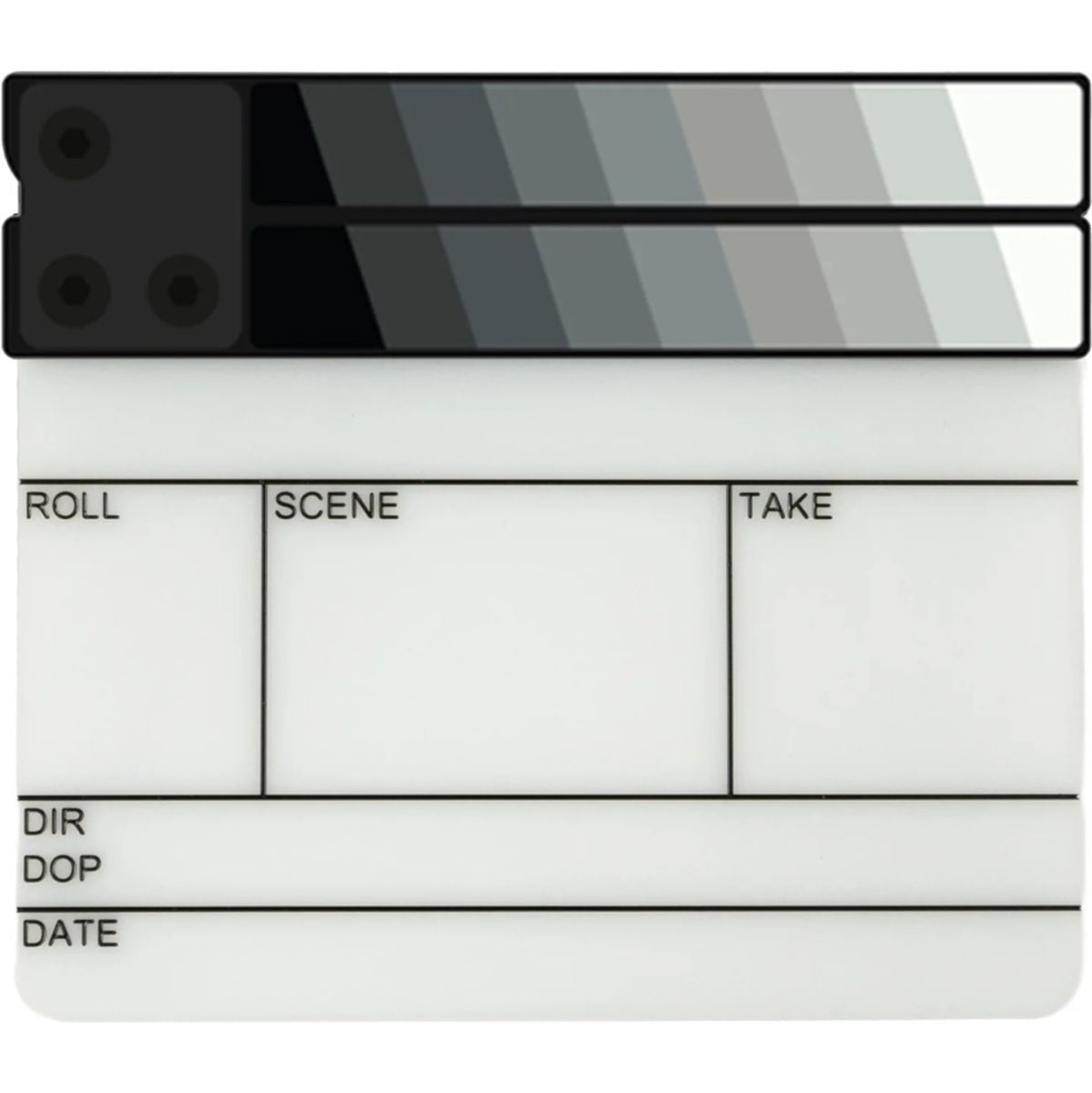 Filmsticks Greyscale Gripsticks ClapperBoard Tiny 6 Kit USA Version
