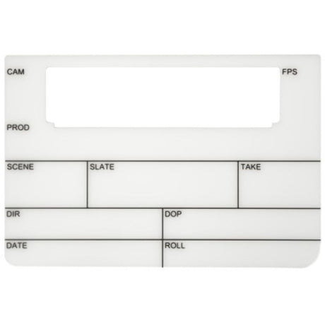 Filmsticks Timecode Acrylic Board Medium 11” USA Version