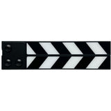 Filmsticks Medium 11 All Weather Resin ClapperSticks w/Black&White Chevron Lam..